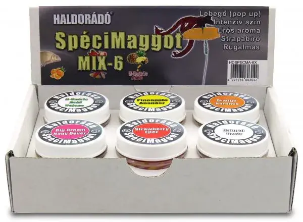 Haldorádó SpéciMaggot - MIX / 6 íz egy GUMICSALI SZETT Aanbieding