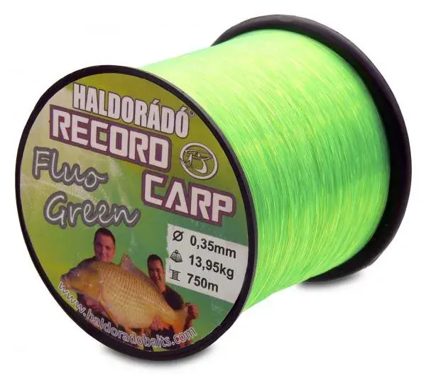 Haldorádó Record Carp Fluo Green monofil zsinór 0,30 mm / 800 m / 10,85 kg Merkproduct