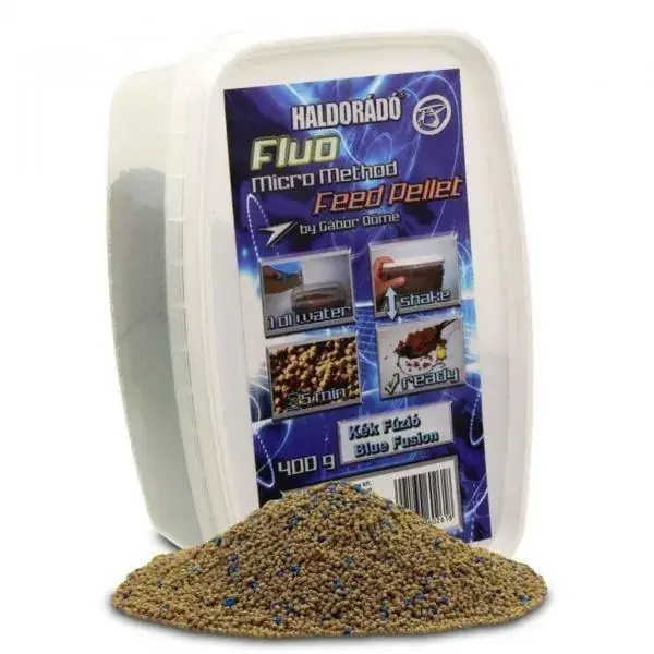 Haldorádó Fluo Micro Method Feed - Kék Fúzió Etető Pellet Bestel Nu