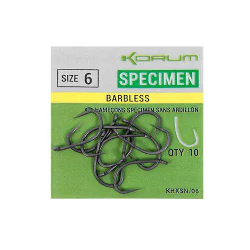 Dagaanbieding XPERT SPECIMEN BARBLESS HOOKS - SIZE 14