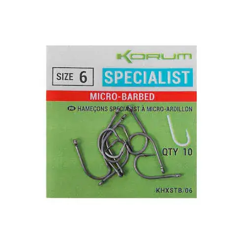Snelle Levering XPERT SPECIALIST MICRO BARBED HOOKS - SIZE 14