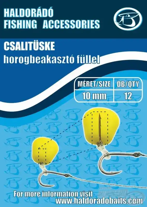 Lage Prijs Haldorádó Csalitüske horogbeakasztó füllel - 10mm