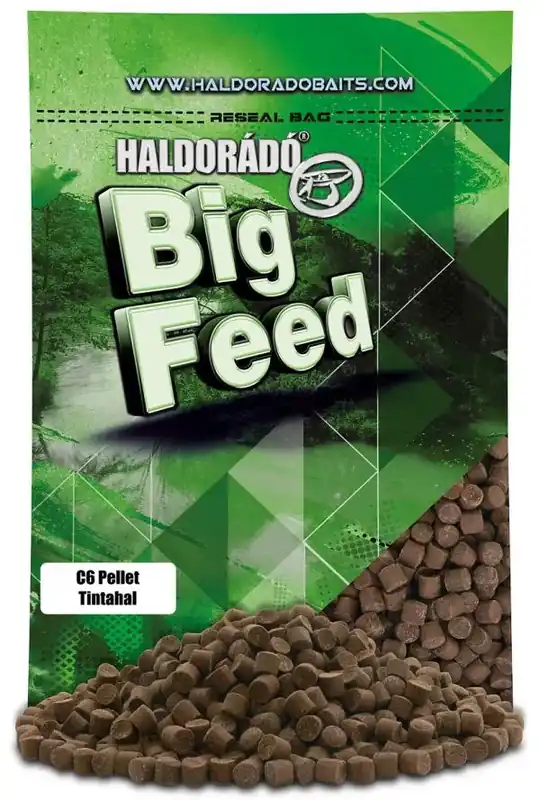 Haldorádó Big Feed - C6 - Tintahal Etető Pellet Betrouwbaar