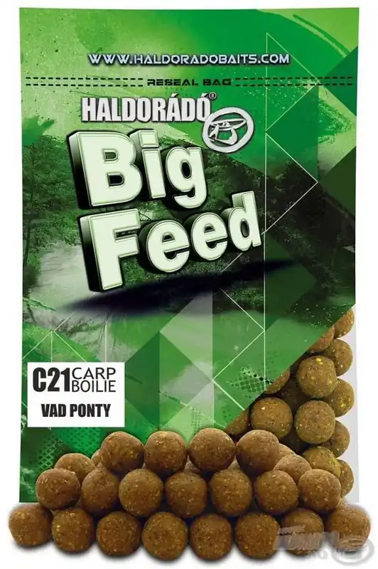 Haldorádó Big Feed - C21 Boilie - Vad Ponty Etető Bojli Premium