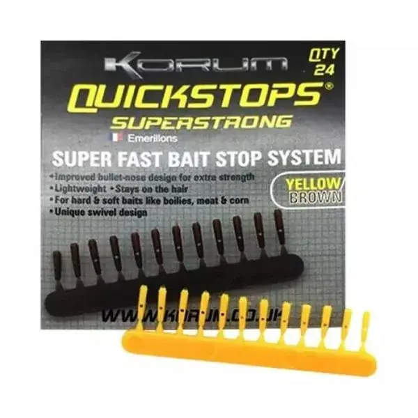 QUICKSTOPS - YELLOW / BROWN Gecertificeerd