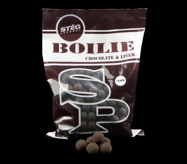 Fabrieksprijs Stég Product Bojli 16mm Chocolate& Liver (csoki-máj) 800gr etető bojli