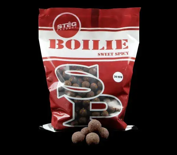 Actieprijs Stég Product Bojli 20mm Sweet Spicy (édes fűszer) 800gr etető bojli