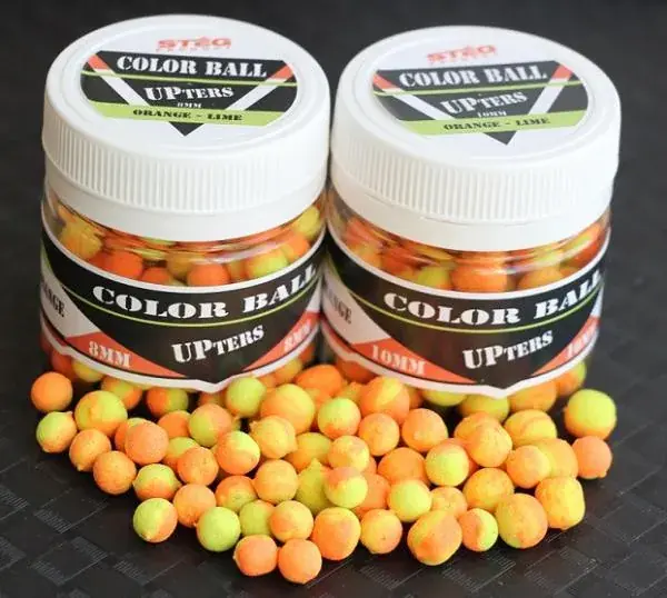 Voordeelprijs Stég Product Upters Color Ball 8mm Lemon& Orange (citrom-narancs) 30g Wafters