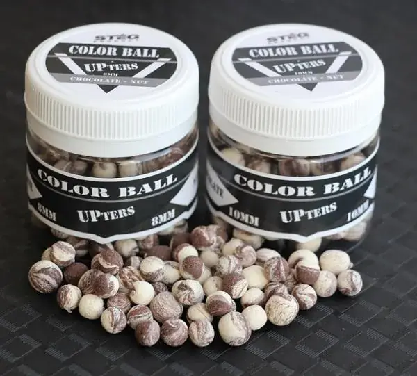 Stég Product Upters Color Ball 10mm Chocolate& Nut (csoki-mogyoró) 30g Wafters Goedkoop