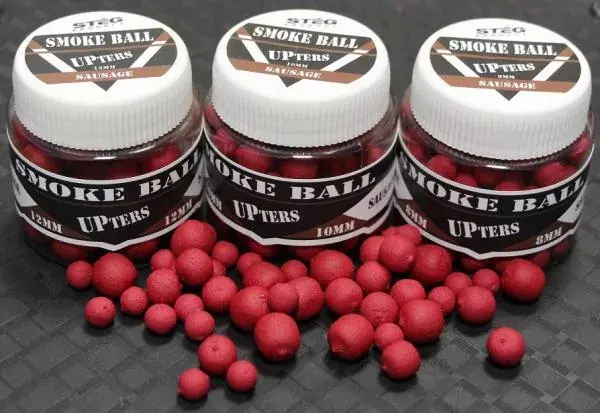 Stég Product Upters Smoke Ball 10mm Sausage (kolbász) 30g Wafters Finale Uitverkoop