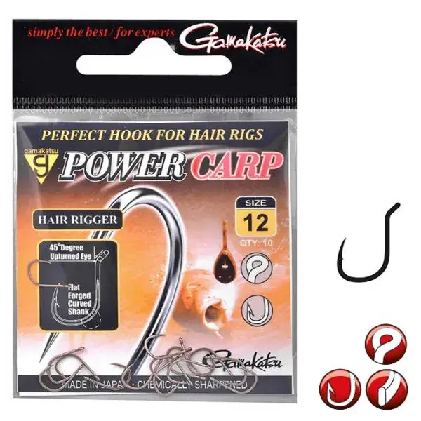 Power Carp Hair Rigger 10db/cs. 12-es Gecertificeerd