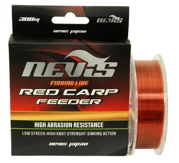 Uitverkoop Nevis Red Carp Feeder monofil zsinór 300m 0,18