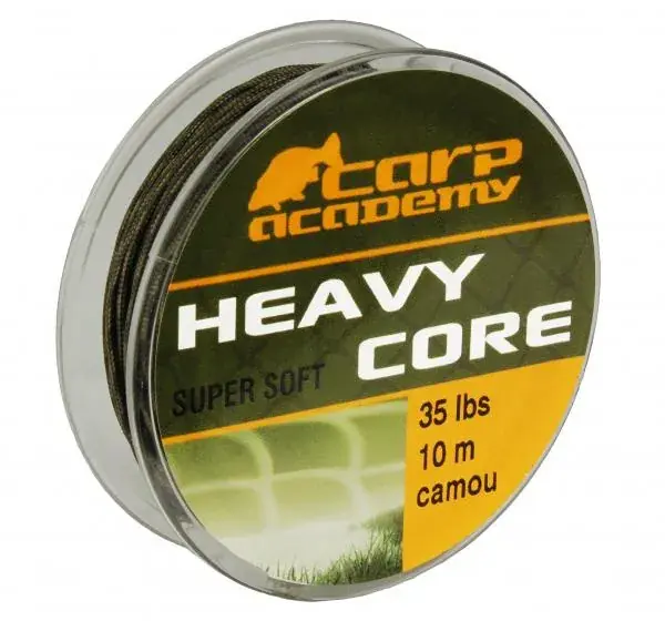 Carp Academy Heavy Core 10m 35lb Camo fonott előke zsinór Dagaanbieding