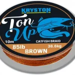 Beperkt Aanbod Kryston Ton Up Catfish Braid 85lb 10m fonott előkezsinór