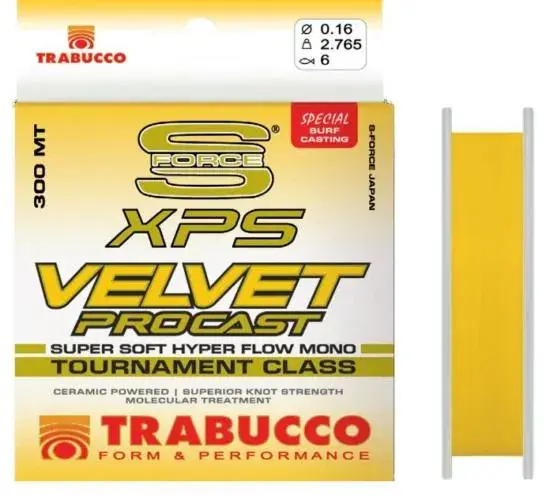 TRABUCCO SF XPS VELVET PRO CAST monofil zsinór 600m 0,30 Op = Op