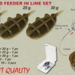 Extra Carp Method feeder inline-kosár szett + töltő,forgók. Superprijs