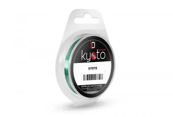 Monofil előke zsinór Delphin KYOTO zöld-0,128mm 3,4lbs 50m Premium
