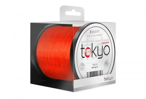 Gereduceerde Prijs Monofil Delphin TOKYO zsinór narancs-0,286mm 14lbs 1200m