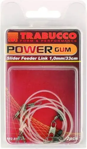 Uitverkoop TRABUCCO POWER GUM/SLIDER RIG 1,0mm, feeder szerelék