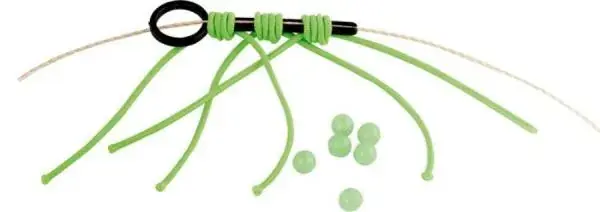 Laatste Kans Catgear RUBBER LINE STOPS XL 3stop/6bead