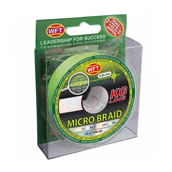FONOTT ZSINÓR WFT MICRO BRAID 150 M UV ZÖLD 0,08 Merkproduct