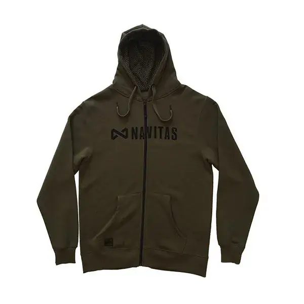 Betaalbaar NAVITAS CORE ZIP HOODY GREEN M zöld cipzáras kapucnis pulóver