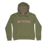 Direct Beschikbaar NAVITAS WOMENS HOODY GREEN L zöld-rózsaszín kapucnis pulóver