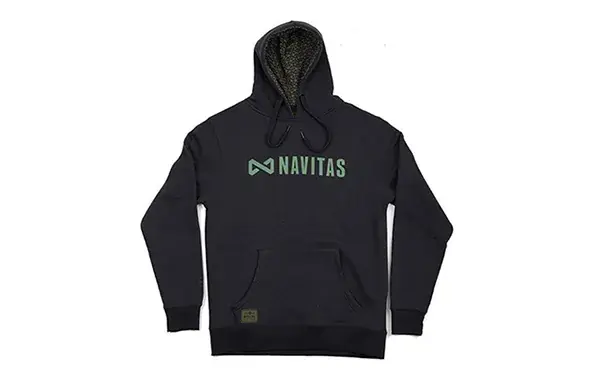 NAVITAS CORE HOODY BLACK XL fekete kapucnis pulóver Fabrieksprijs
