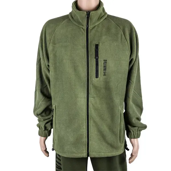 NAVITAS ATLAS ZIP FLEECE GREEN M zöld pulóver Betrouwbaar