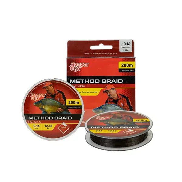 Alleen Vandaag BENZAR METHOD BRAID 0,20MM 200M DARK BROWN fonott zsinór
