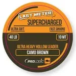 Gratis Retour SUPERCHARGED HOLLOW LEADER 7M 50LBS CAMO BROWN