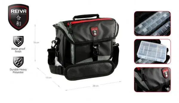 Reiva 28x13x19cm 3 dobozos Pergető táska Gecertificeerd