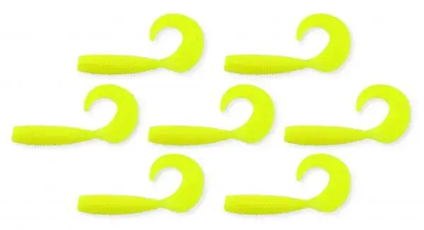 Twister 6cm 7db/cs citromsárga Uitverkoop