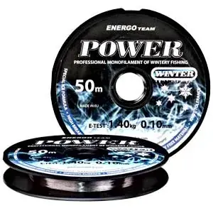 Aanbieding ENERGO TEAM POWER WINTER MONOFIL ELŐKE ZSINÓR 0,15MM 50M