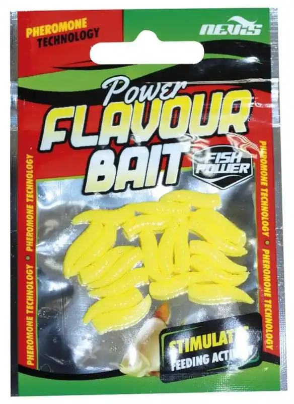 Nevis Power Maggot Lebegő csonti 1,5cm 20db/cs /sárga, vanília/ gumicsonti Korting