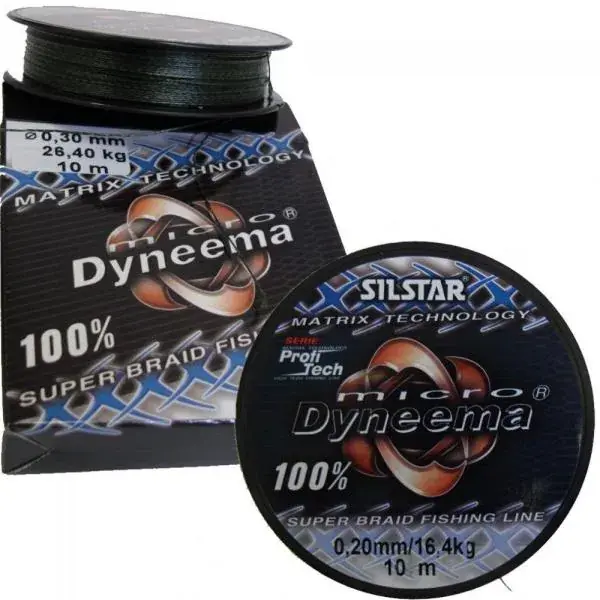 PTD918 SILSTAR PT DYNEEMA 10M 0,18 /14,8KG/ fonott előkezsinór Exclusieve Aanbieding