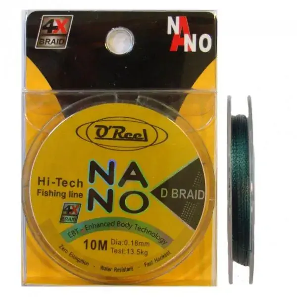 Nieuw OR390918 OREEL NANO D BRAID 10M fonott előkezsinór