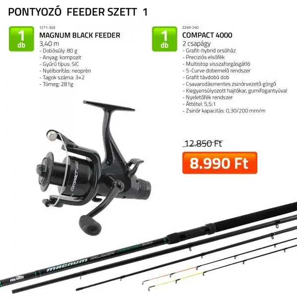 NEVIS Pontyozó 340 cm Feeder szett Alleen Vandaag