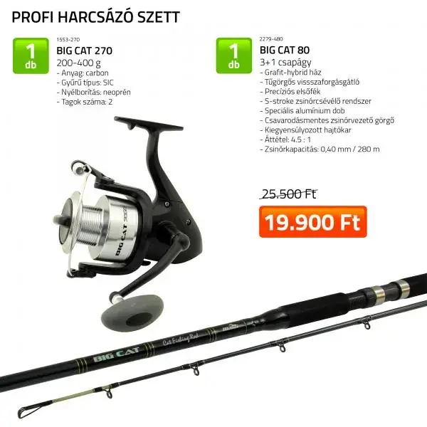 NEVIS Profi 270 cm harcsázó szett Lage Prijs
