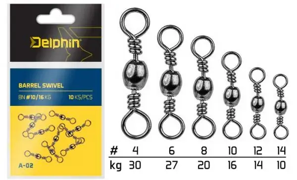 Nu Kopen Barrel Swivel A-02/10db-BN/14