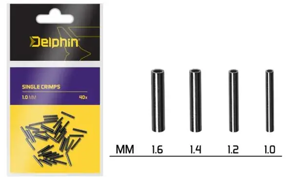 Delphin Single CRIMPS / 40db-1.2mm Bestseller