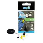 Veilige Betaling STOPPER KAMASAKI OVÁL FEKETE/SÁRGA XL