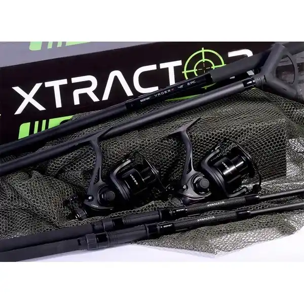 SONIK XTRACTOR 2 BOT CARP KIT 9 & 039; 275 CM bojlis horgászbot Laatste Kans