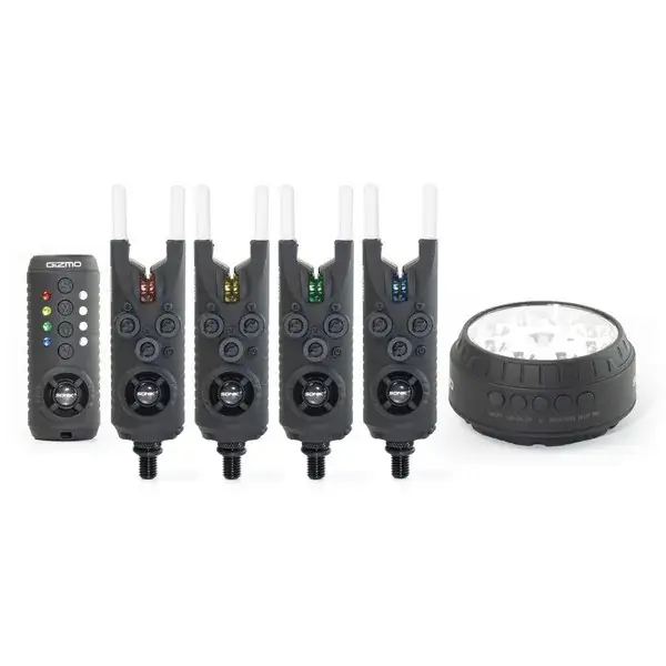 Beperkt Aanbod SONIK GIZMO 3+1 ELEKTROMOS KAPÁSJELZŐ SZETT+ BIVVY SÁTOR LÁMPA
