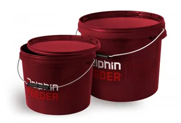 Delphin FEEDER 17L Kerek vödör fedéllel Beste Prijs