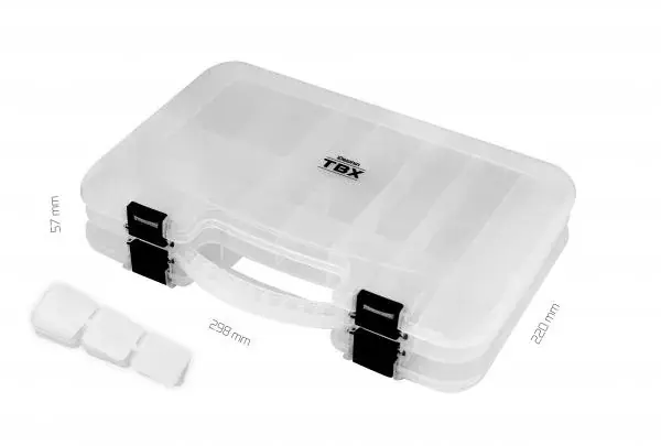Doboz Delphin TBX Duo 298-12P Clip-298x220x57mm Speciale Aanbieding