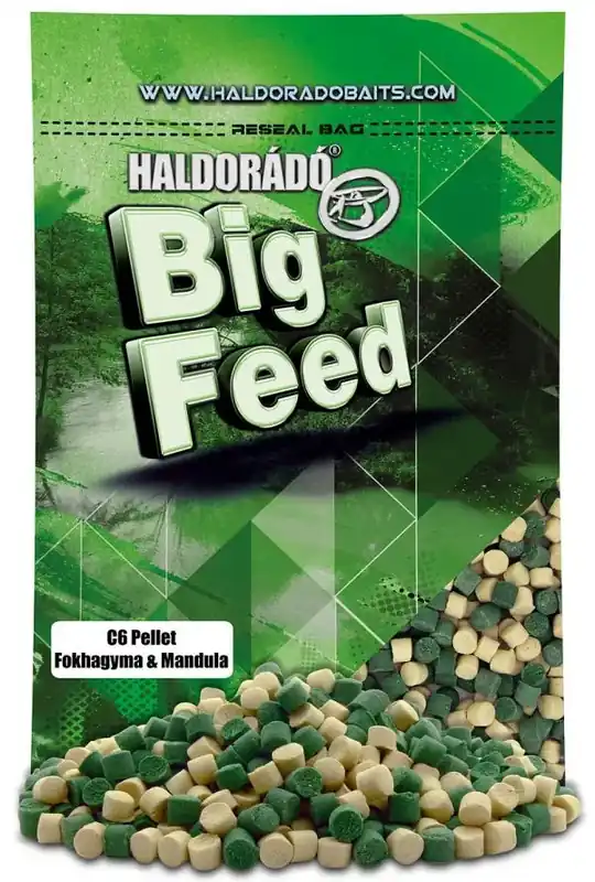 Exclusieve Aanbieding Haldorádó Big Feed - C6 - Fokhagyma & Mandula Etető Pellet