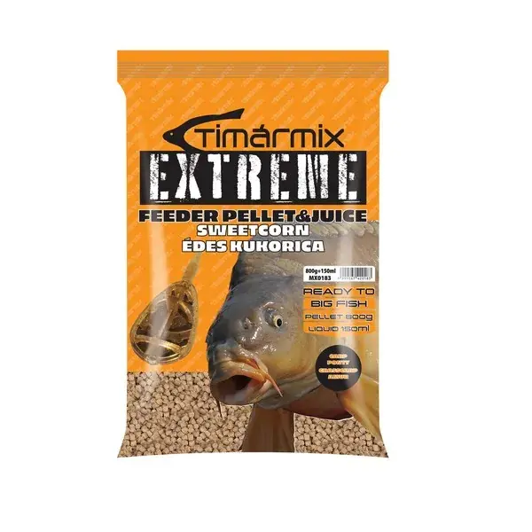 TÍMÁR MIX EXTREME PELLET & JUICE WHITE CHOCO (fehércsoki) 800 +150GR etetőanyag Merkproduct