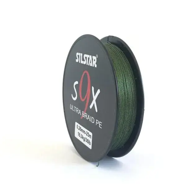 UB918 SILSTAR 9X PE ULTRABRAID 25M 0,18 /10,9KG/ fonott zsinór Exclusieve Aanbieding