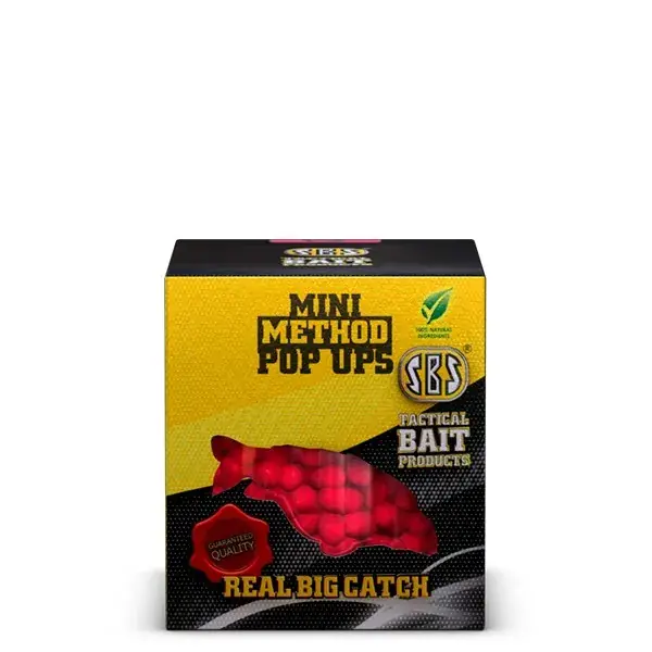 Betrouwbaar SBS Mini Method Pop Ups Strawberry Jam (eperlekvár) 8-10mm 20g PopUp